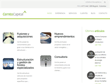 Tablet Screenshot of cerritocapital.com